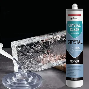 Preiswert Clear hybrid adhäsiver MS-Polymer transparentes Dichtungsgewinde MS-Dichtungsmittel Kristallklebstoff Hersteller