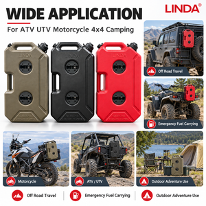 Bidon de carburant portable en HDPE de 10 L avec <span class=keywords><strong>pompe</strong></span> auto-amorçante et buse <span class=keywords><strong>pour</strong></span> VTT, SUV, moto, tout-terrain, camping, CE EPA - Product Image 5