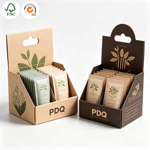 Stand <span class=keywords><strong>Display</strong></span> PDQ Lipat Lepas Pasang Kustom Ramah Lingkungan Dapat Didaur Ulang dari Karton Bergelombang Portabel untuk <span class=keywords><strong>Display</strong></span> POS Ritel - Product Image 1