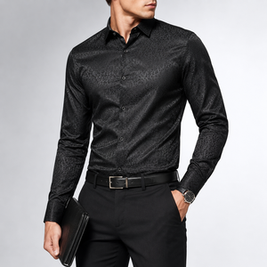 Custom Logo Printing <strong>Paisley</strong> <strong>Shirt</strong> <strong>Men</strong> Long Sleeve Dress <strong>Shirt</strong> Button-down Casual Regular Fit - Product Image 1