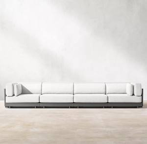 Juego de Sofás de Jardín de Aluminio para Exteriores, Muebles de Metal de Lujo para Patio de Hotel, Villa o Jardín, Venta Caliente 2023 - Product Image 1
