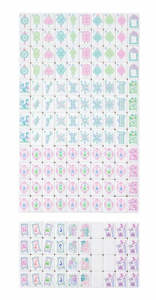 Tuiles de Mahjong américaines à glissement fluide sur tapis de Mahjong de qualité supérieure avec support complet et sac de transport - Product Image 5