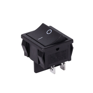 Leci Factory 4-<strong>Pin</strong> PA66 Rocker <strong>Toggle</strong> <strong>Switch</strong> 6A/8A 250V AC Power <strong>Switch</strong> On-Off Function - Product Image 1