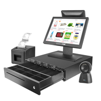 Sistema de Punto de Venta (TPV) Todo en Uno para Restaurantes con Pantalla Táctil de 15 Pulgadas, Diseño de Cables Ocultos y Múltiples Interfaces