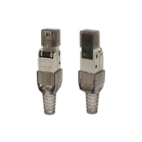 Enchufe sin herramientas blindado Cat6 Rj45 Stp Keystone Jack Enchufe modular Modulare RJ45 Cat.6A Schermato sin herramientas
