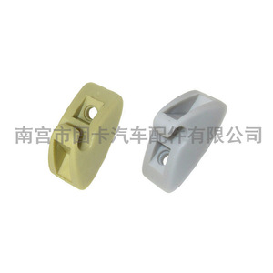 Volkswagen Sun Visor <b>Mirror</b> Clip 191857559 <b>Plastic</b> Gray Beige Interior Replacement Part - Product Image 3