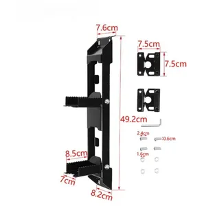 Car Rear Door Tailgate Ladder Foot <b>Peg</b> Pedals For Jimny JB64 Sierra JB74 2018+ Hinge Metal Folding Ped Accessories - Product Image 6