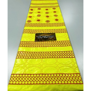 Magnifique bassin <span class=keywords><strong>imperméable</strong></span> en coton africain imprimé Bazin de haute qualité pour tissu - Product Image 4