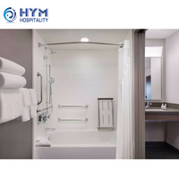 Maßgefertigte Hotelzimmer-Sets mit Kingsize-Bett und Sofa, Moderne Eichenholzpaneele, Umweltfreundliches Langlebiges Leder, Kommerzielle Möbel