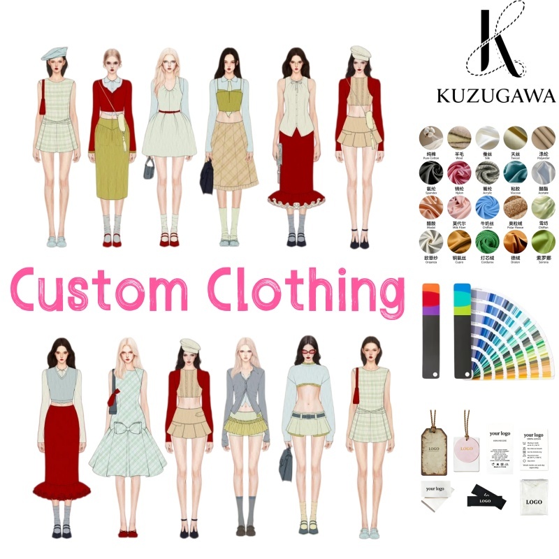 Women Clothing Custom Casual Sweet Elegant Luxury Custom Apparel in Multiple Styles Garment Design Factory Manufacturers OEM/ODM