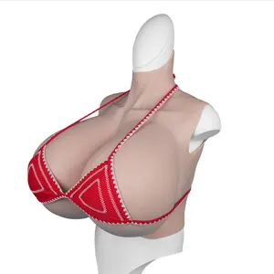 Super large z-cup Silicone Breast Forms Artificial Boobs Chest Enhancer Crossdressing