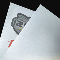 Feuilles de papier autocollant texturé en lin mat A4 imprimables par jet d'encre, papier blanc beige pour étiquettes artisanales, compatible avec les imprimantes laser et jet d'encre