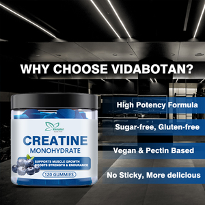 निजी लेबल वेगन एनर्जी ग्मी पूरक मांसपेशियों की वृद्धि का समर्थन करता है ऊर्जा सहनशक्ति क्रिएटिन मोनोहाइड्रेट गुम्मीज - Product Image 4