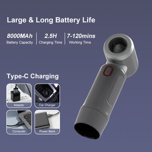 Mini souffleur d'<span class=keywords><strong>air</strong></span> portable Turbo Jet Fan 130000 tr/min Souffleur d'<span class=keywords><strong>air</strong></span> puissant Souffleur d'<span class=keywords><strong>air</strong></span> portable à grande vitesse Turbo Fan - Product Image 3