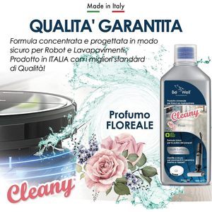 Be Well Cleany Limpiador de Pisos 1000ml Multi Superficie Universal para Robots y Aspiradoras - Product Image 4