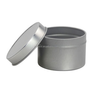 Lage Moq Groothandel Goud Zwart Splinter Lege Kleine Kaars Blikken Pot <span class=keywords><strong>2</strong></span>.5Oz Kaars Tin - Product Image 2