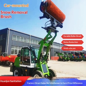 Machine de déneigement aérienne montée sur véhicule et machine de déneigement à brosse rotative automatique, avec fonction de déneigement supplémentaire - Product Image 1