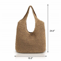 Mini sac doré en macramé, nouveau sac à main simple en gelée pour femmes, sacs de plage en stock à Bali, couleur unie, sacs pour jeunes femmes