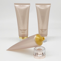 Tube cosmétique en aluminium-plastique Fabricant de tuyaux en PE Diamètre du tuyau 40 Tube de lavage du visage 100g avec couvercle en acrylique