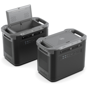 Centrale Électrique Portable 2000W LiFePO4 à Onde Sinusoïdale Pure, Générateur Solaire avec Sorties AC/DC pour Camping en Extérieur et Urgences Domestiques - Product Image 2