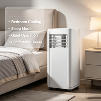 Climatiseur portable vertical sur pied, à succès, avec accessoires complets, pour un refroidissement quotidien