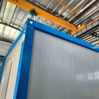 Conteneurs de stockage pliables, démontables, empilables et portables, unités de stockage autoportantes, à assembler soi-même