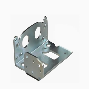 Sheet Metal <b>Brackets</b> Assortment Black And Silver L-Shape <b>Angle</b> Mounting Hardware For DIY Projects - Product Image 3