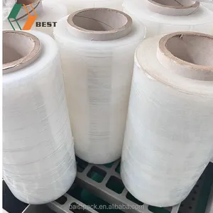 יד מתיחות ldpe סרט מכונת עטיפה של משטחים אריזת פלסטיק לוגו גלישת מתיחה מודפס