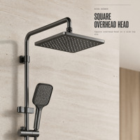 Ensemble de douche à double étagère