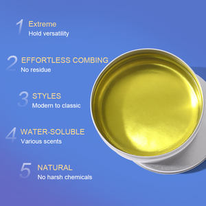 Cera Vegana para Peinar el Cabello, Fijación Fuerte, Estilo Libre, Orgánica, Mate, Natural, con Aguacate y Biotina, para Cabello Seco y Rizado, Unisex, OEM ODM - Product Image 5