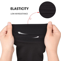 Manchons de compression respirants en maille élastique pour mollets de football, protège-tibias sportifs, chaussettes de soutien pour mollets de football et course à pied