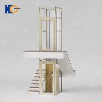 Ascenseur hydraulique pour maison, 2-5 étages, sans gaine, pour petite villa, capacité 5-6 personnes, confortable, ascenseur domestique à vide