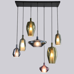 <span class=keywords><strong>Lampada</strong></span> <span class=keywords><strong>a</strong></span> <span class=keywords><strong>Sospensione</strong></span> in Vetro Colorato Irregolare Stile Nordico, Lampade Decorative per Casa, Lampade <span class=keywords><strong>a</strong></span> <span class=keywords><strong>Sospensione</strong></span> LED Moderne per Comodino, Isola <span class=keywords><strong>Cucina</strong></span> - Product Image 5