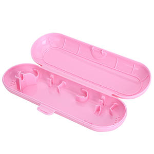 กล่องใส่แปรงสีฟันไฟฟ้าอลิสันสีชมพู สีฟ้า สีขาว กล่องเก็บของ PP เกรดอาหารพร้อมช่องชาร์จสำหรับการดูแลช่องปาก - Product Image 2