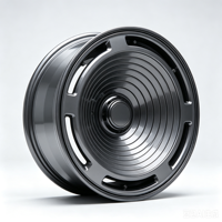 Velg Roda NEXUS RIM 12000T Desain Cekung Tempa, Alloy, Multi PCD 16-26 Inch, Hitam Gloss, Aftermarket, Custom