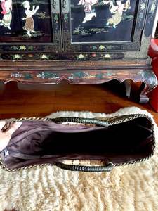 Bolso de mano de cesta de paja verde, bolso de playa de paja, bolso de paja de verano - Product Image 4