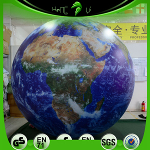 Eye-catching <span class=keywords><strong>gigante</strong></span> inflable <span class=keywords><strong>mundo</strong></span> mapa globos de helio globo planeta bolas con iluminación LED - Product Image 1