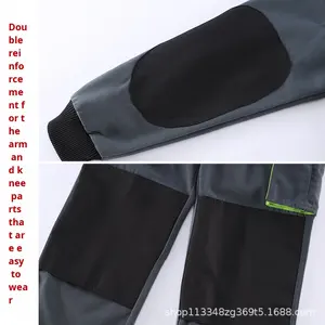 고급 춘추용 고가시성 CE 인증 남녀공용 작업복 세트 신제품 정전기 방지 내마모성 주름 방지 - Product Image 4