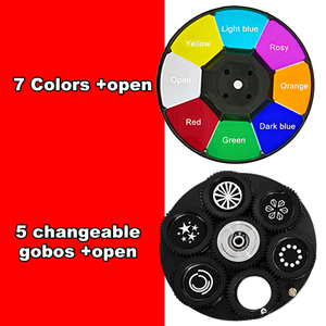200W LED Advertising Outdoor Zoom Gobo <strong>Projector</strong> with <strong>360</strong> Rotation &amp; Rainbow Effect IP65 10CH DMX Christmas Projection Light - Product Image 4