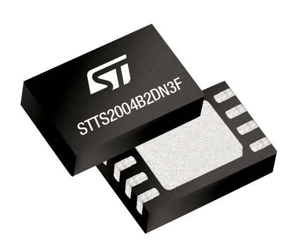 STTS2004B2DN3F Board Mount NTC Thermistor Temperature Sensor 2.2 V Memory Mode 4 Kb SPD EEPROM