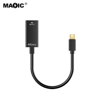 Adaptateur Mini DP vers HDMI personnalisé OEM 4K 60Hz, moniteur DP vers HDMI 3840*2160, convertisseur