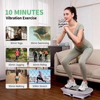Plateforme vibrante d'exercice électromagnétique pour la remise en forme et l'amincissement du corps, pour usage domestique, ABS écologique