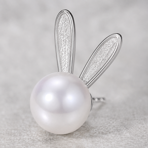 Orecchini a Perno a Forma di Coniglietto, Design Animale, Accessori per Orecchie per Uso Quotidiano - Product Image 6