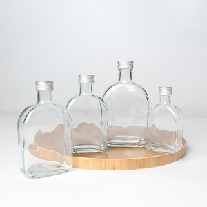 Glass <strong>Mini</strong> Liquor <strong>Bottles</strong> with Caps Small Glass Alcohol <strong>Bottles</strong> Reusable Empty Spirit <strong>Mini</strong> Wine <strong>Bottles</strong> - Product Image 5