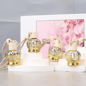 Botol <span class=keywords><strong>Diffuser</strong></span> Mobil Kaca Persegi Kosong 10ml 15ml, Botol Parfum Pengharum Mobil Isi Ulang, Liontin Botol Minyak Esensial - Product Image 3