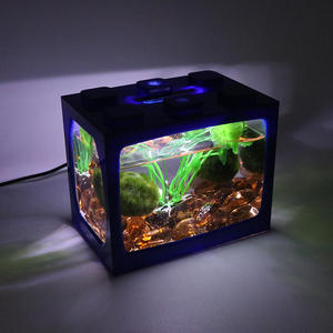 360 View Usb Lamp <span class=keywords><strong>Aquarium</strong></span> Transparant Acryl Bettas <span class=keywords><strong>Aquarium</strong></span> Kleine Vis <span class=keywords><strong>Aquarium</strong></span> - Product Image 2
