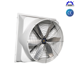 Ventilateur d'extraction industriel Terrui silencieux de <span class=keywords><strong>48</strong></span> pouces avec moteur EC à faible bruit, boîtier insonorisé, contrôle PLC/application, montage mural - Product Image 5