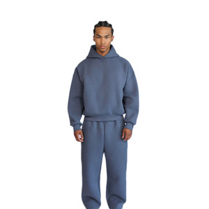 <span class=keywords><strong>Tuta</strong></span> invernale da <span class=keywords><strong>uomo</strong></span> KY in pile, set 2 pezzi con felpa con cappuccio e <span class=keywords><strong>pantaloni</strong></span>, casual e calda, per tutti i giorni - Product Image 1