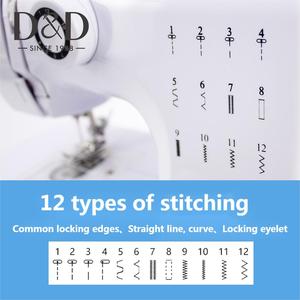 <span class=keywords><strong>จักร</strong></span>เย็บผ้าไฟฟ้าอเนกประสงค์ 12 ลายเย็บ <span class=keywords><strong>ราคา</strong></span>ถู<span class=keywords><strong>ก</strong></span>จา<span class=keywords><strong>ก</strong></span>โรงงาน ขายส่งในประเทศ - Product Image 2