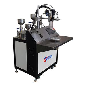 Cubierta de filtro, plato giratorio de estación única, dispensador automático de pegamento, máquina de llenado de cartuchos de pegamento PU, máquina dosificadora automática - Product Image 1